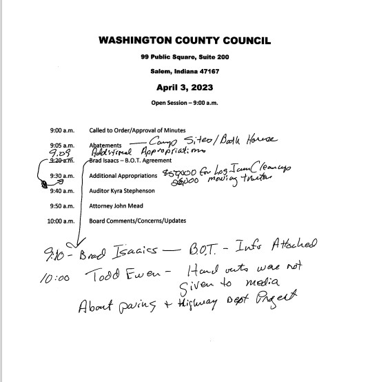 Washington County Council | Commissioner Meeting, April 3, 2023
