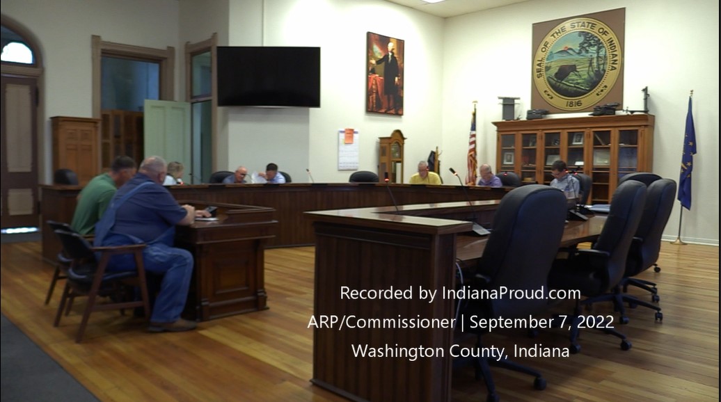 ARP Commissioner Meeting | Sept 7, 2022 | Washington County, Indiana