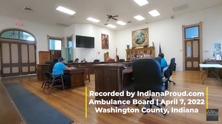 Washington County, Indiana Ambulance Board Meeting Video | April 7, 2022