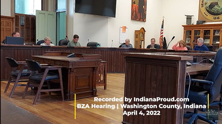 BZA Hearing | April 4, 2022 | Washington County, Indiana