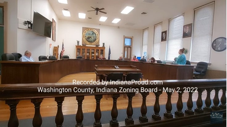 Washington County, Indiana Land Use Planning (Zoning) Meeting, May 2, 2022
